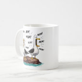 Möwe Mama Lustig Personalisiert Kaffeetasse (Vorderseite Links)