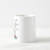 Möwe Mama Lustig Personalisiert Kaffeetasse (Mittel)
