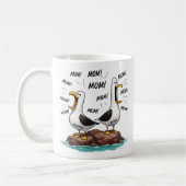 Möwe Mama Lustig Personalisiert Kaffeetasse (Links)