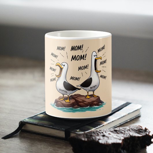 Möwe Mama Lustig Personalisiert Kaffeetasse