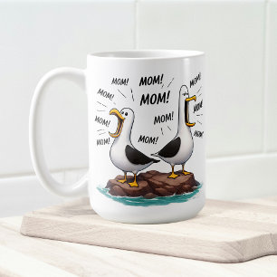Möwe Mama Lustig Personalisiert Kaffeetasse