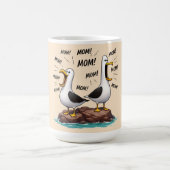 Möwe Mama Lustig Personalisiert Kaffeetasse (Mittel)