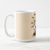 Möwe Mama Lustig Personalisiert Kaffeetasse (Links)
