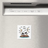 Möwe Mama Lustig Personalisiert Magnet (In Situ (Geschirrspüler))