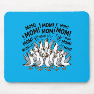 Möwe Mama Lustige Mama Humor Ozean Leben Muttertag Mousepad