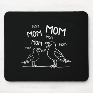 Möwe Mama Minimal Line Art Lustige Möwen Mama Mousepad