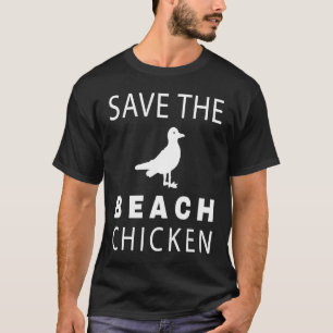 Möwe Rette das Strandhuhn T-Shirt