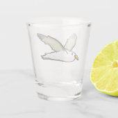 Möwe Schnapsglas (Rückseite)
