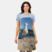 Möwe schürze (Getragen)