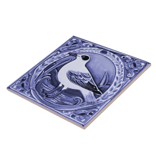 Möwe Seeadler Seegras Fliese (Seite)