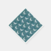 Möwe Serviette (Ecke)