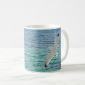 Möwe über dem Meer Kaffeetasse (VorderseiteRechts)
