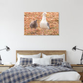 Möwe und Küken Leinwanddruck (Insitu (Schlafzimmer))