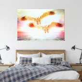 Möwen 1 leinwanddruck (Insitu (Schlafzimmer))