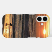 Möwen am Meer bei Sonnenuntergang Case-Mate iPhone Hülle (Rückseite (Horizontal))