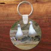 Möwen am Meer Schlüsselanhänger (Vorderseite)