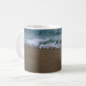 Möwen am Strand Kaffeetasse (Vorderseite Links)