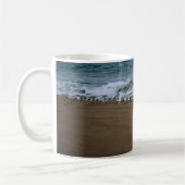 Möwen am Strand Kaffeetasse (Links)