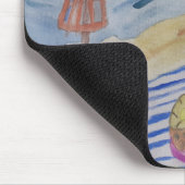 Möwen am Strand Mousepad (Ecke)