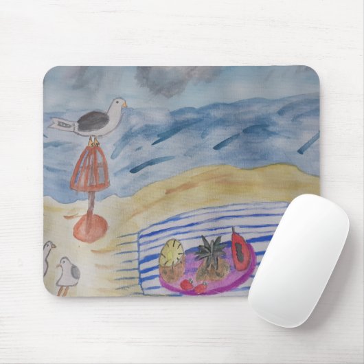 Möwen am Strand Mousepad (Mit Mouse)