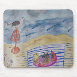Möwen am Strand Mousepad