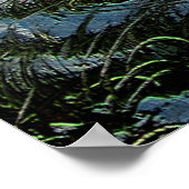 Möwen am Strand Poster (Ecke)