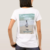 Möwen am Strand T-Shirt (Rückseite)