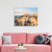 Möwen an der Felsenküste Leinwanddruck (Insitu (Wohnzimmer))
