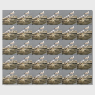 Möwen auf dem Rock Wrapping Paper Geschenkpapier