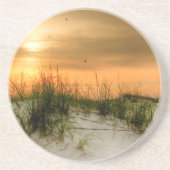 Möwen bei Sonnenaufgang Getränkeuntersetzer (Vorne)