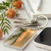 Möwen bei Sonnenaufgang Schlüsselanhänger (Vorderseite rechts)