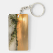 Möwen bei Sonnenaufgang Schlüsselanhänger (Rückseite)