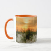 Möwen bei Sonnenaufgang Tasse (Links)