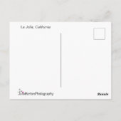 Möwen bei Sonnenuntergang Personalisiert Postkarte (Rückseite)