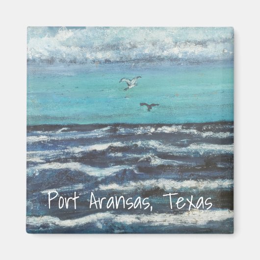 Möwen bei Sunset Magnet (Vorne)