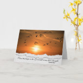 Möwen bei Sunset Sympathy Card Karte (Gelbe Blume)