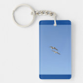 Möwen, die hoch fliegen - schlüsselanhänger (Vorderseite)