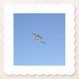 Möwen, die hoch fliegen - untersetzer