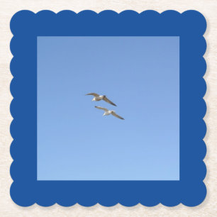 Möwen, die hoch fliegen - untersetzer