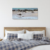 Möwen direkt am Meer Leinwanddruck (Insitu (Schlafzimmer))