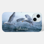Möwen fliegen über das Meer Case-Mate iPhone Hülle (Rückseite (Horizontal))