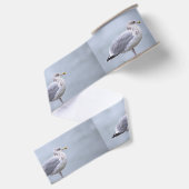 Möwen-Foto-Schleife Ripsband (Rückseite)