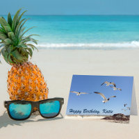 Möwen-Fotografie Schöner Strand Alles Gute zum Geb