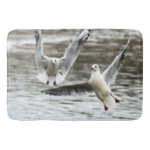 Möwen im Flug Badematte (Vorderseite)