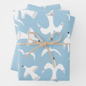 Möwen im Flug Geschenkpapier Set (Beispiel)