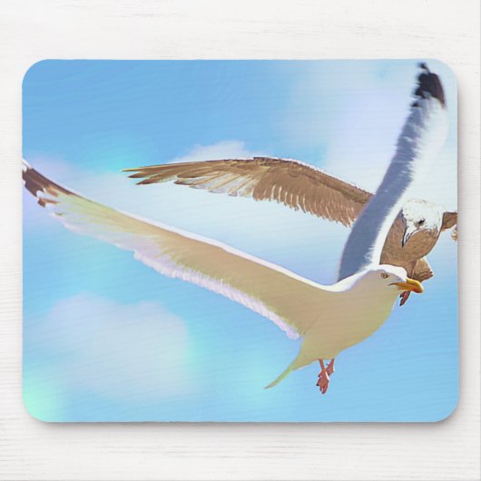 Möwen im Flug Mauspad (Vorne)