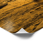 Möwen im Sonnenuntergang Poster (Ecke)