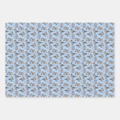 Möwen in der Strandhütte Geschenkpapier Set (Vorderseite 3)