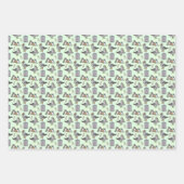 Möwen in der Strandhütte Geschenkpapier Set (Vorderseite)