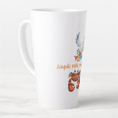 Möwen machen mich zu Crabby Latte Tasse (Linke Ecke)